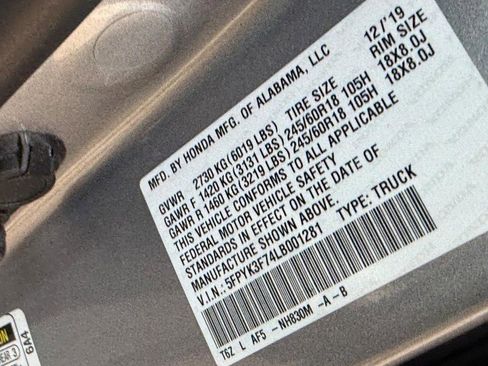 Used 2020 Honda Ridgeline RTL-E image 23