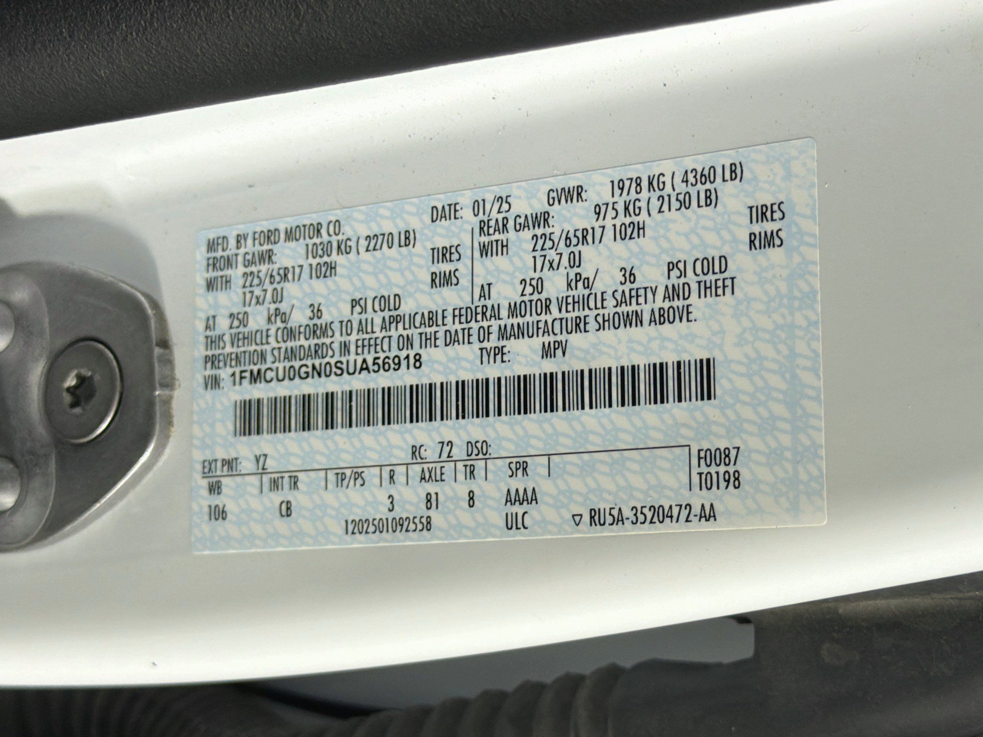 Used 2025 Ford Escape Active FWD image 12