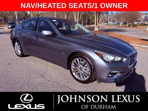Used 2019 INFINITI Q50 Luxe w/ Essential Package (3.0T Luxe) image 1