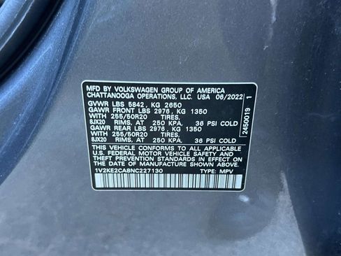 Used 2022 Volkswagen Atlas Cross Sport SE image 26