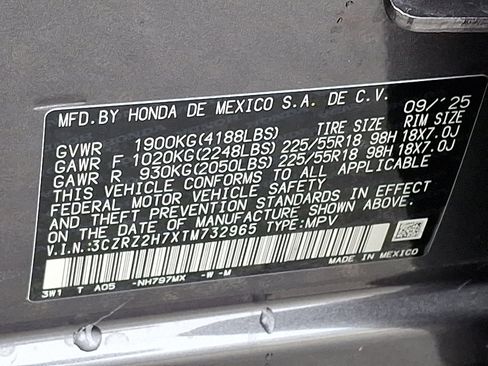 Certified 2026 Honda HR-V EX-L image 28