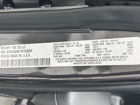 New 2026 Jeep Wrangler Sport S image 20