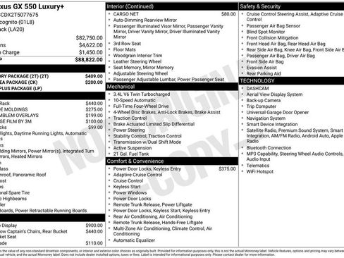 Used 2026 Lexus GX 550 w/ Accessory Package (2T) AWD/4WD image 1