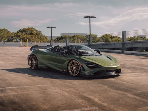 Used 2022 McLaren 765LT MSO MATTE URBAN GREEN $570,000 image 73