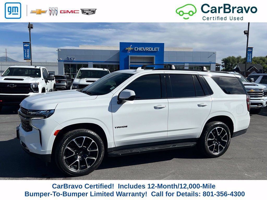Certified 2021 Chevrolet Tahoe RST w/ Rear Media and Nav Package AWD/4WD image 1