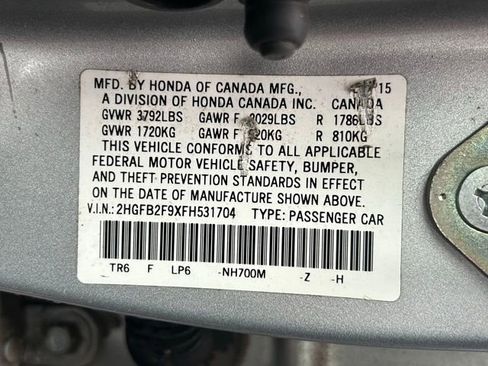 Used 2015 Honda Civic EX-L image 14