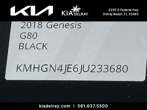 Used 2018 Genesis G80 3.8 RWD image 10