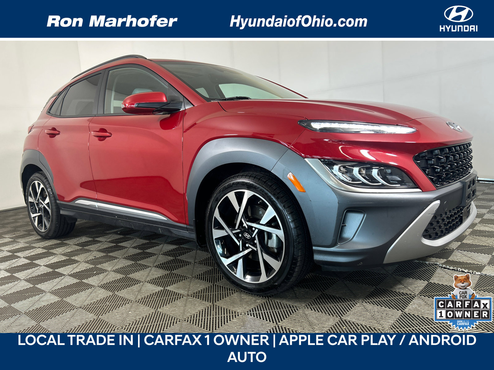 Certified 2022 Hyundai Kona Limited w/ Cargo Package AWD/4WD 360° Tour