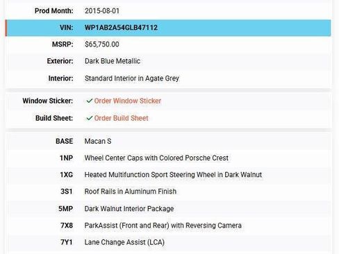 Used 2016 Porsche Macan S AWD/4WD image 14