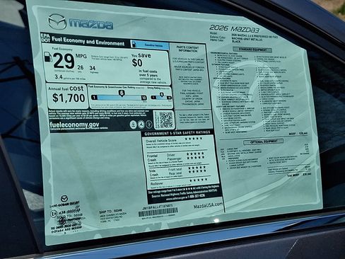 New 2026 MAZDA MAZDA3 s FWD image 17