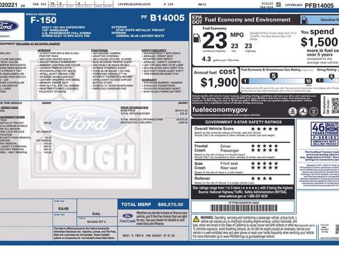 Used 2023 Ford F150 Limited AWD/4WD image 36