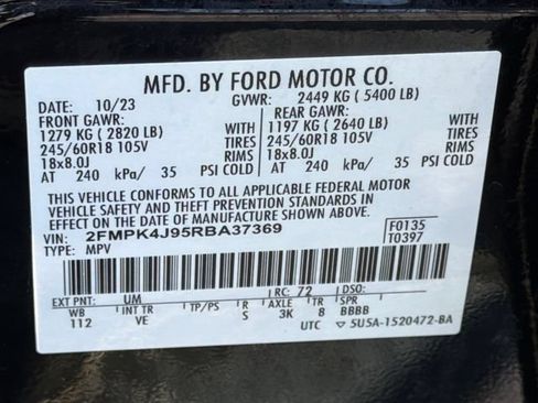Used 2024 Ford Edge SEL AWD/4WD image 30