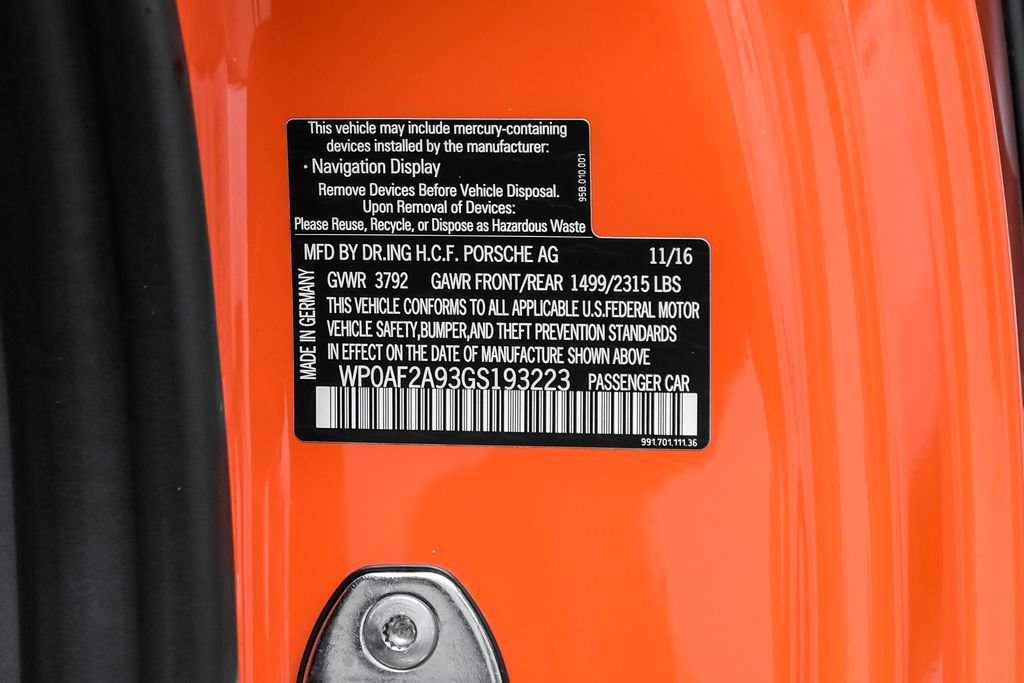 Used 2016 Porsche 911 GT3 RS RWD image 49