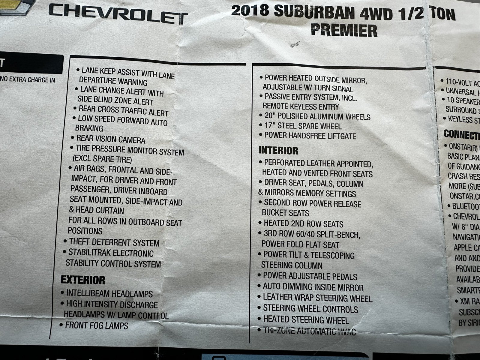 Used 2018 Chevrolet Suburban Premier AWD/4WD image 94