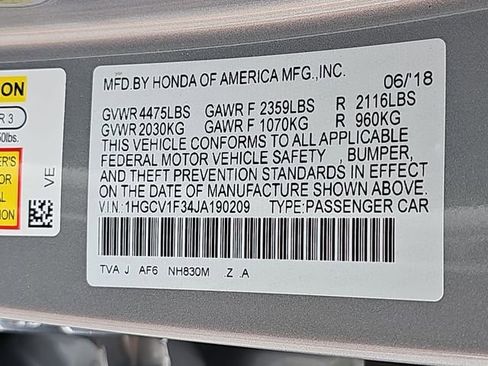 Used 2018 Honda Accord Sport image 34