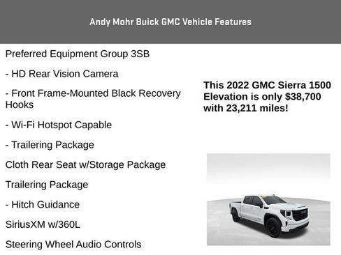 Used 2022 GMC Sierra 1500 Elevation image 20