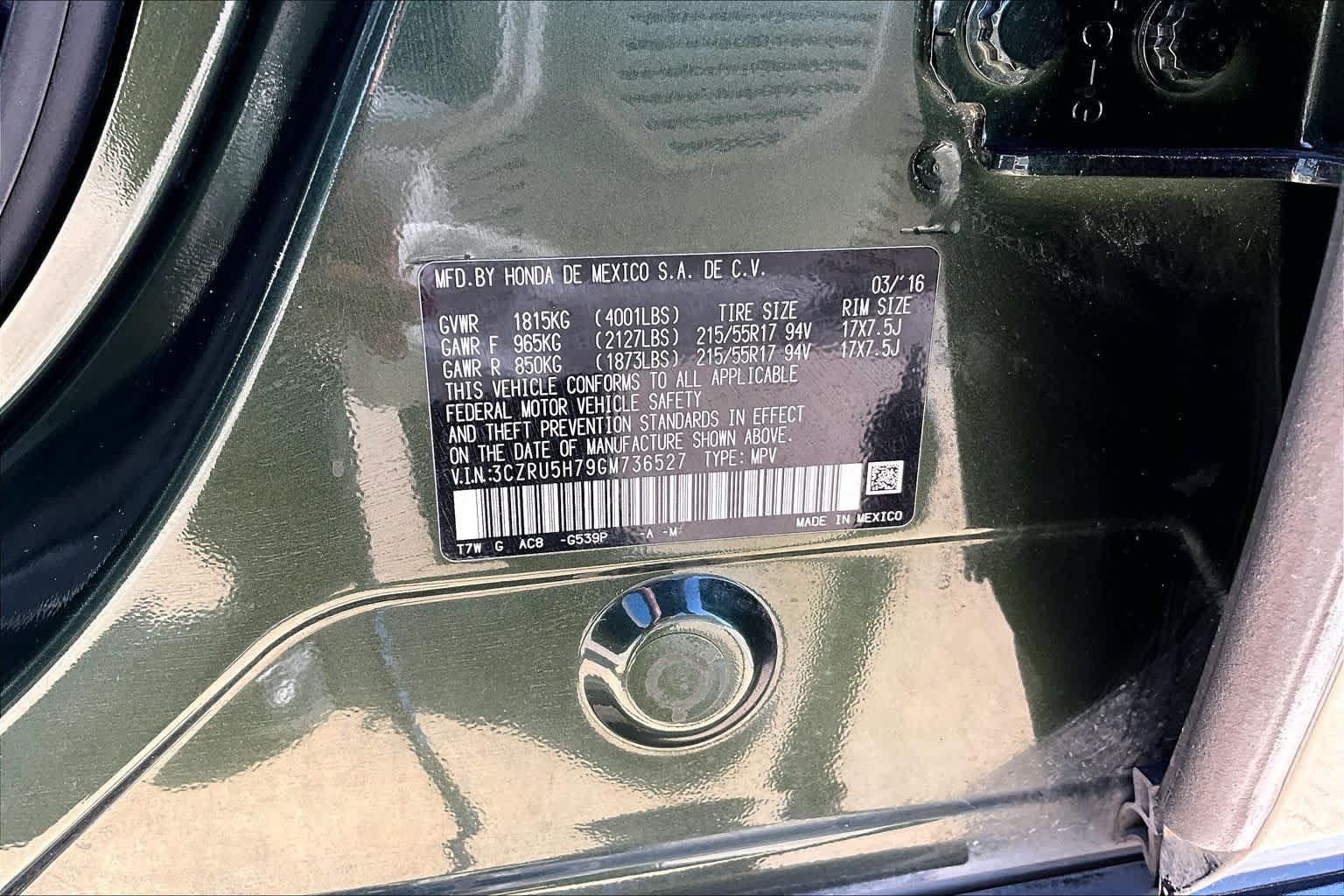 Used 2016 Honda HR-V EX-L image 37