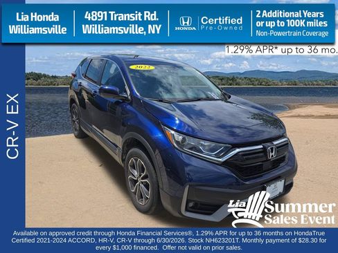 Certified 2022 Honda CR-V EX image 1