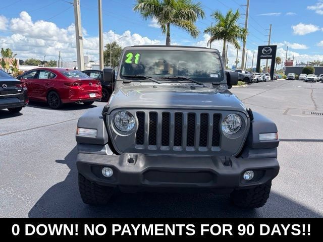 Used 2021 Jeep Wrangler Unlimited Sport AWD/4WD image 2