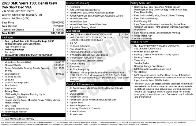 Used 2023 GMC Sierra 1500 Denali AWD/4WD image 4