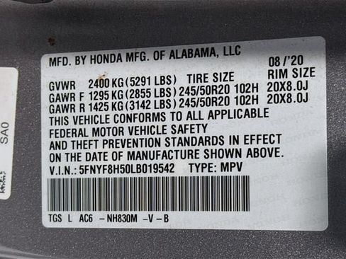 Used 2020 Honda Passport EX-L image 25