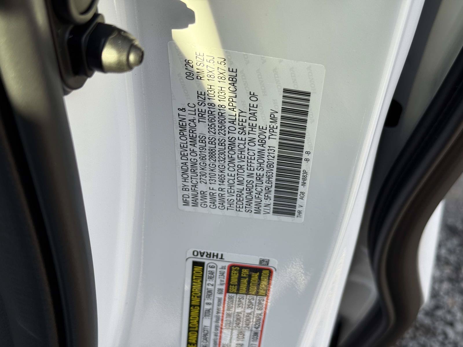 New 2027 Honda Odyssey Elite image 20