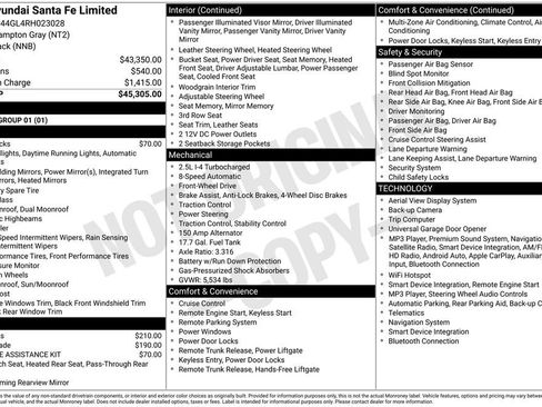 Used 2024 Hyundai Santa Fe Limited FWD image 11