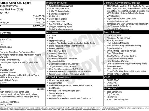 New 2026 Hyundai Kona SEL Sport FWD image 4