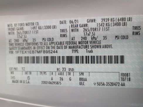 Used 2021 Ford F150 XL w/ Equipment Group 101A High image 33