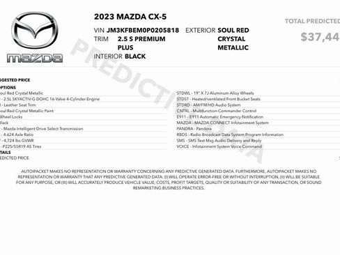 Used 2023 MAZDA CX-5 AWD 2.5 S w/ Premium Plus Pkg image 24