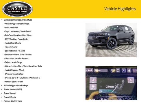 Used 2023 Jeep Grand Cherokee Altitude AWD/4WD image 3