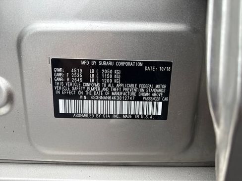 Used 2019 Subaru Legacy 2.5i Limited image 19