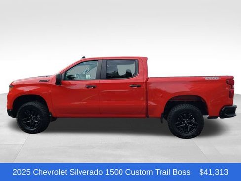 Certified 2025 Chevrolet Silverado 1500 Custom Trail Boss w/ LPO, Dark Essentials Package AWD/4WD image 2