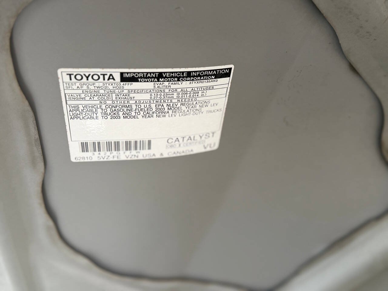 Used 2003 Toyota Tacoma PreRunner RWD image 9