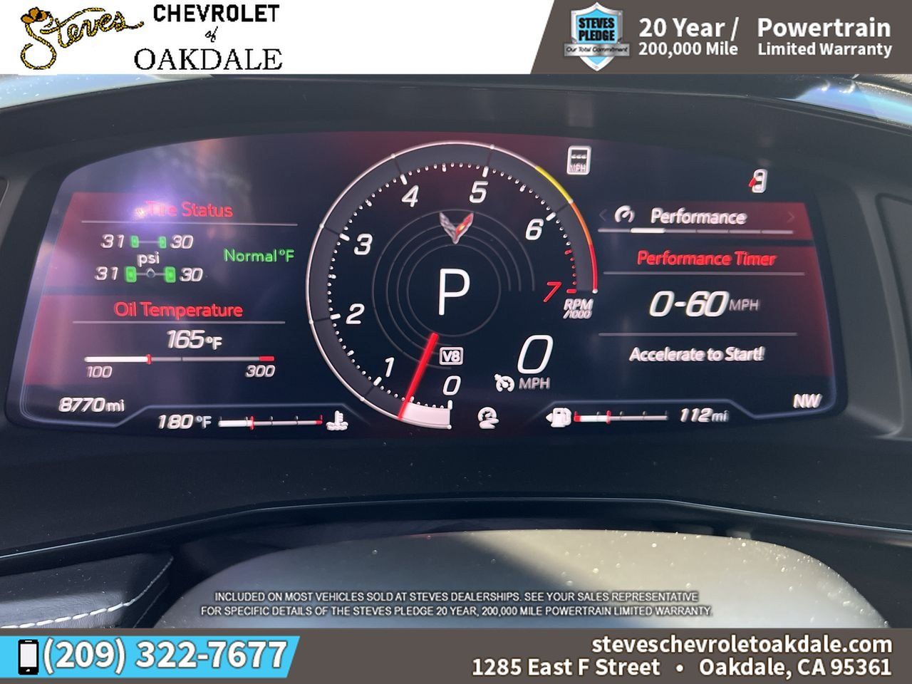 Certified 2022 Chevrolet Corvette Stingray Premium Cpe w/ Z51 Performance Package RWD image 15