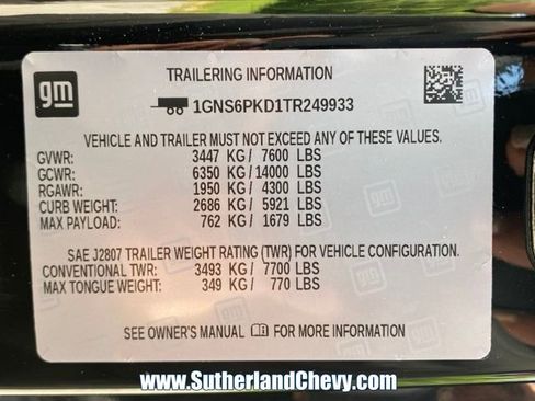 New 2026 Chevrolet Tahoe Z71 w/ Comfort Package AWD/4WD image 58