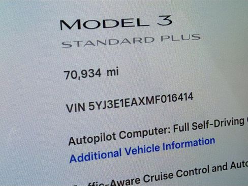 Used 2021 Tesla Model 3 Standard Range Plus RWD image 12