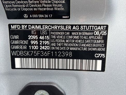 Used 2006 Mercedes-Benz SL 500 image 23