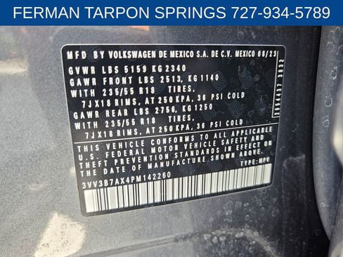 Used 2023 Volkswagen Tiguan SE FWD image 23