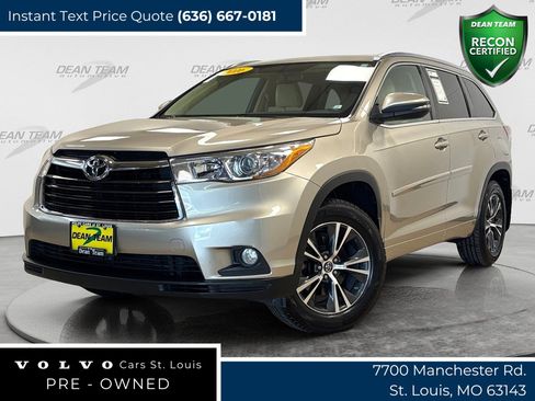 Used 2016 Toyota Highlander XLE AWD/4WD image 1