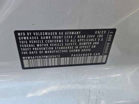 Used 2023 Volkswagen GTI SE w/ SE Leather Package FWD image 21