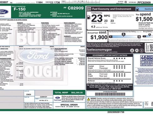 Used 2023 Ford F150 XLT w/ Equipment Group 302A High image 35