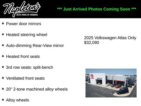 Used 2025 Volkswagen Atlas SE AWD/4WD image 3