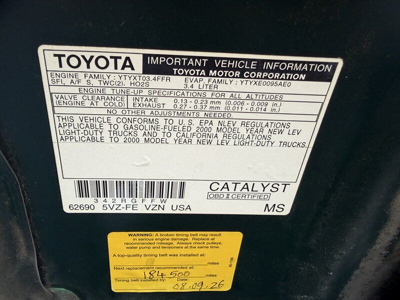 Used 2000 Toyota Tacoma PreRunner RWD image 26