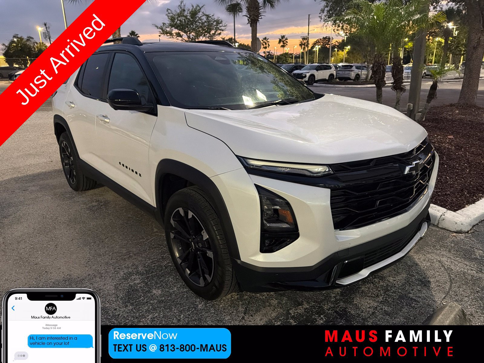 Used 2025 Chevrolet Equinox RS w/ Safety and Technology Package FWD image 1