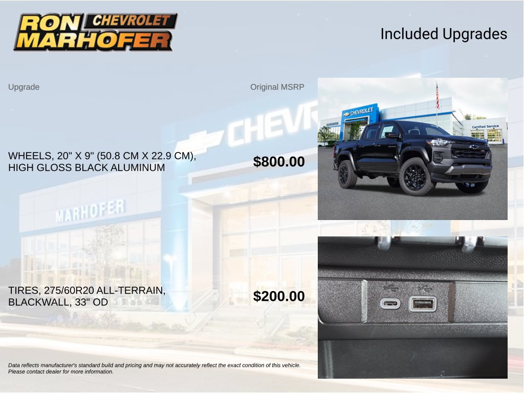 New 2026 Chevrolet Colorado Trail Boss AWD/4WD image 6