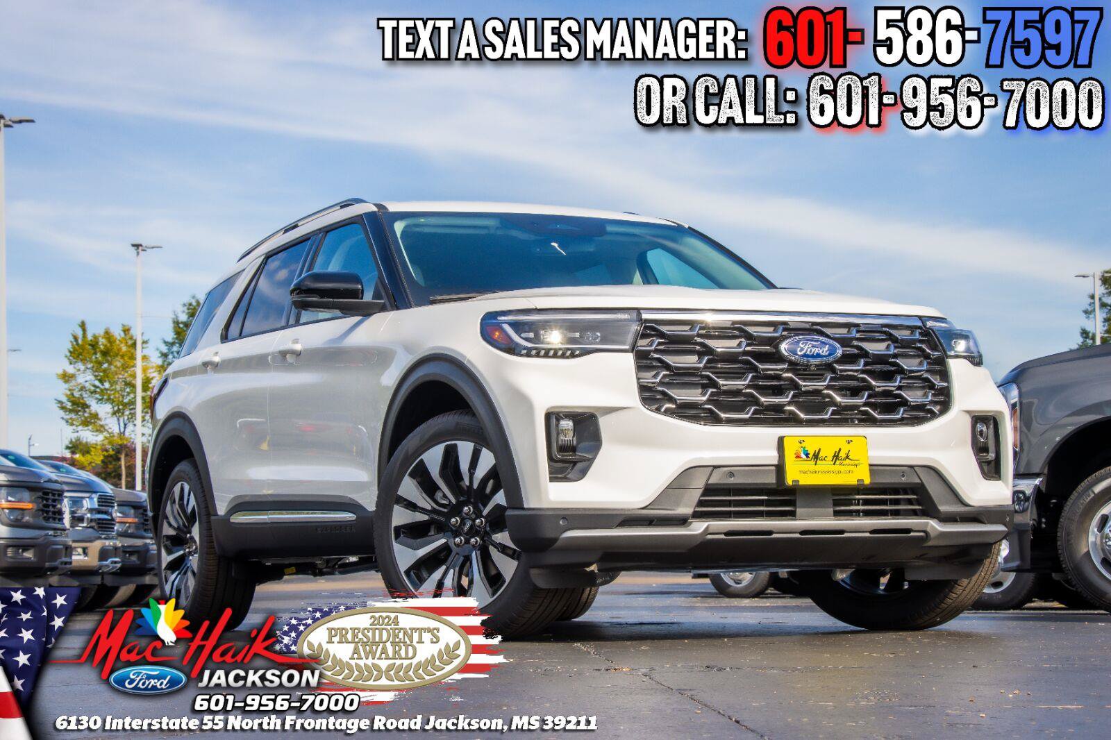 Used 2026 Ford Explorer Platinum w/ LUX Leather Package AWD/4WD image 2