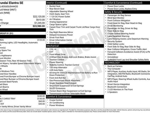 Used 2025 Hyundai Elantra SE FWD image 2