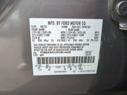 Used 2023 Ford Explorer ST-Line w/ Class IV Trailer Tow Package image 24