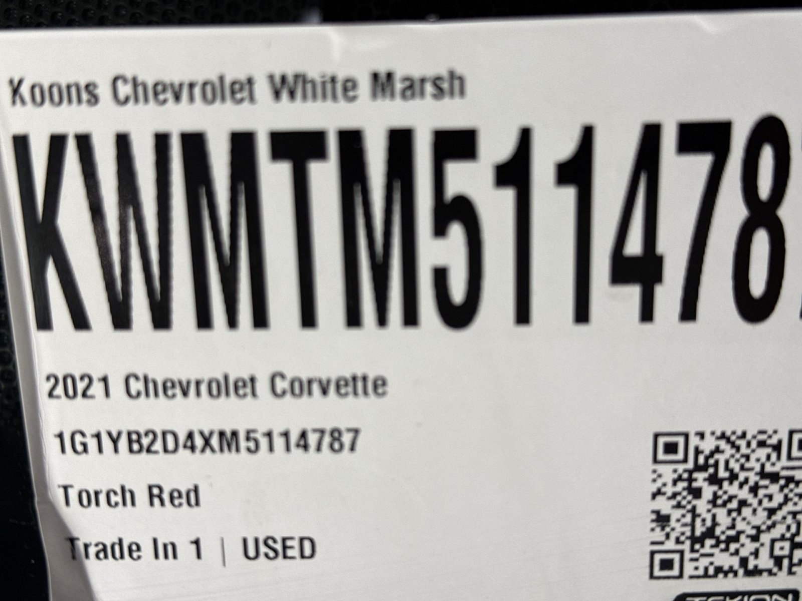 Used 2021 Chevrolet Corvette Stingray Preferred Cpe w/ 2LT RWD image 29